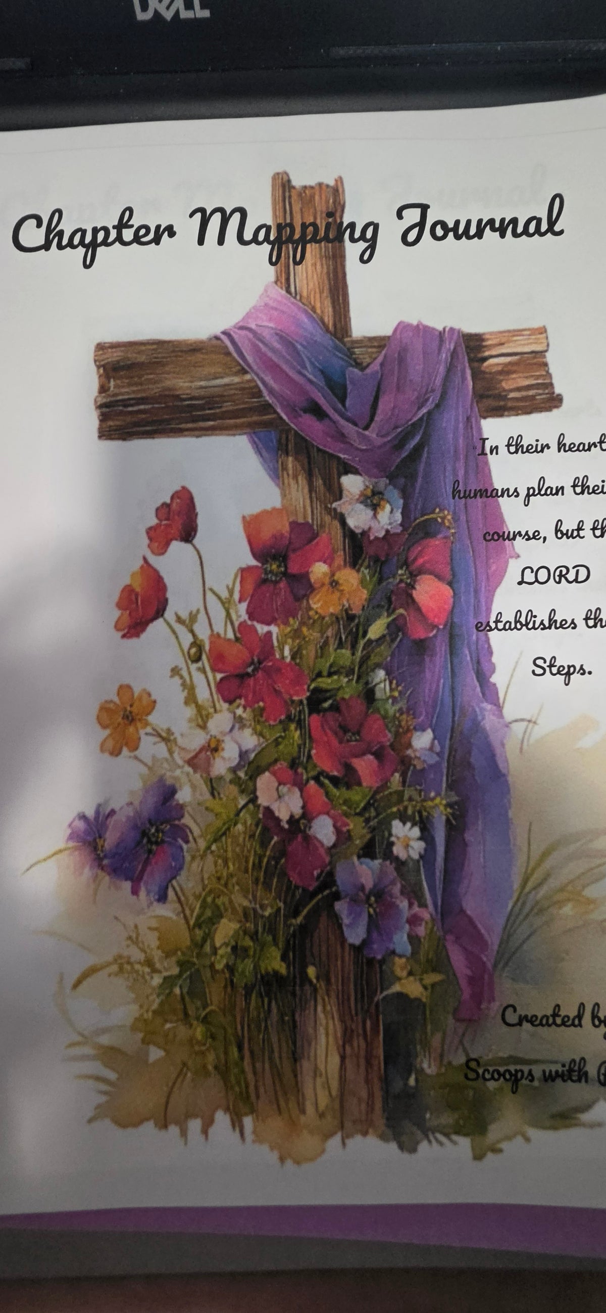 Bible Chapter Mapping Journal with Custom Cover